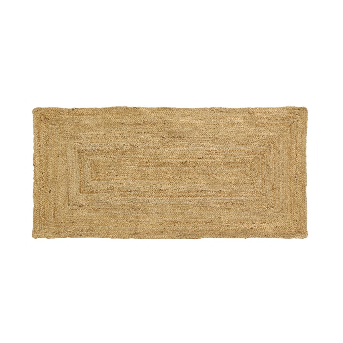 Aubry Gaspard - Tapis en jute naturel tressé 65 x 135 cm - Imagen 1