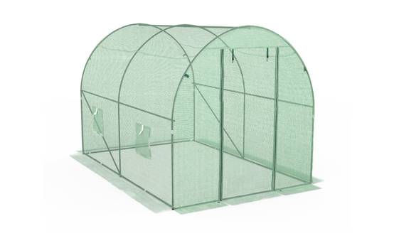 Serre tunnel de jardin - 6 M² avec bâche renforcée - TERRE JARDIN - Image 6