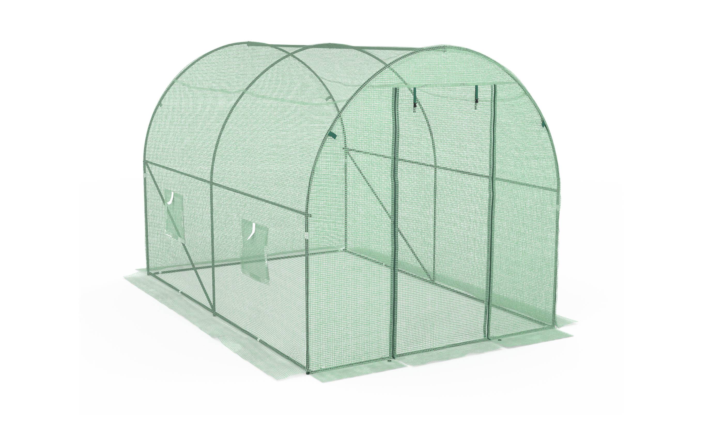 Serre tunnel de jardin - 6 M² avec bâche renforcée - TERRE JARDIN - Image 6