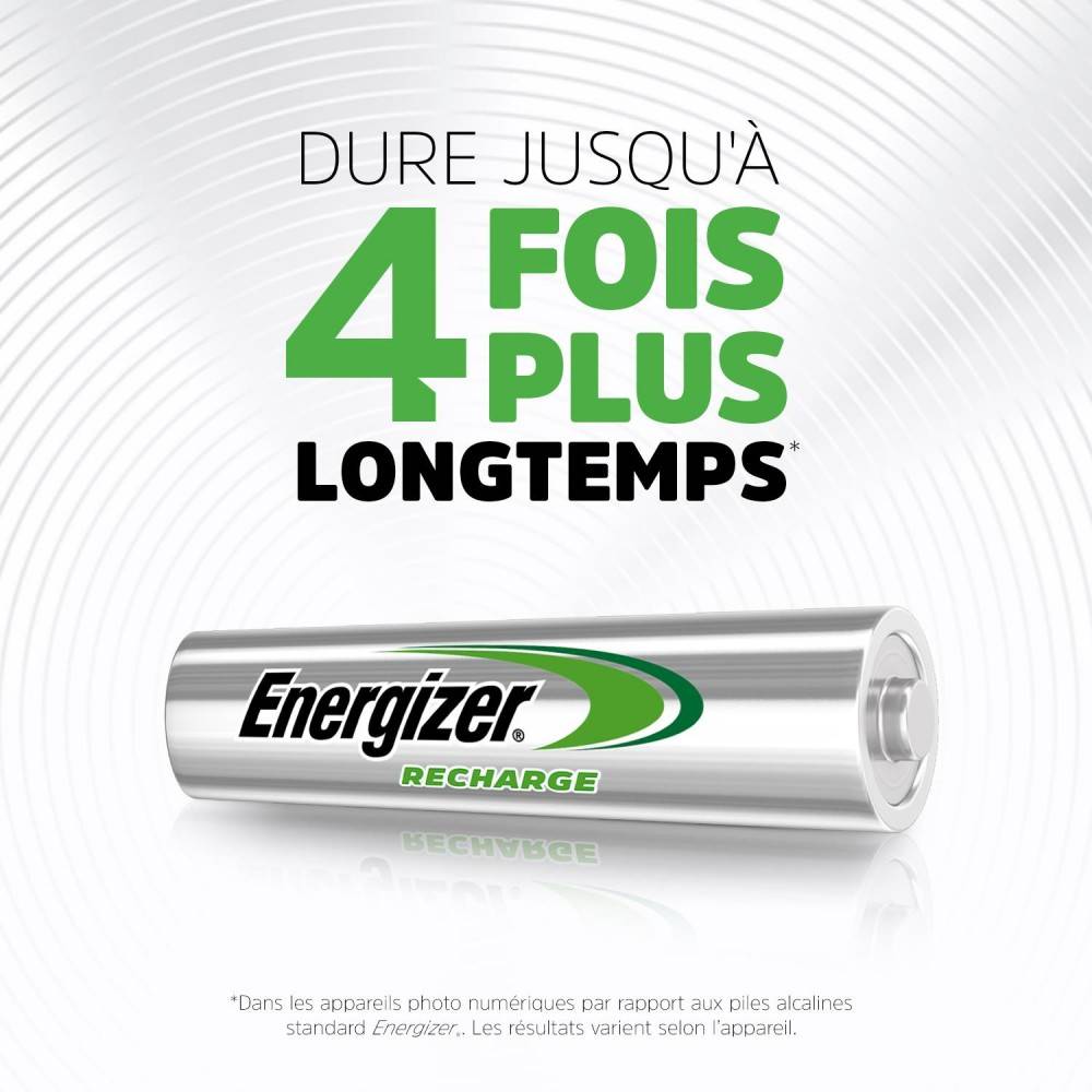 Energizer - Lot de 4 piles rechargeable aaa Power plus, 700 mAh, ENERGIZER - Image 3