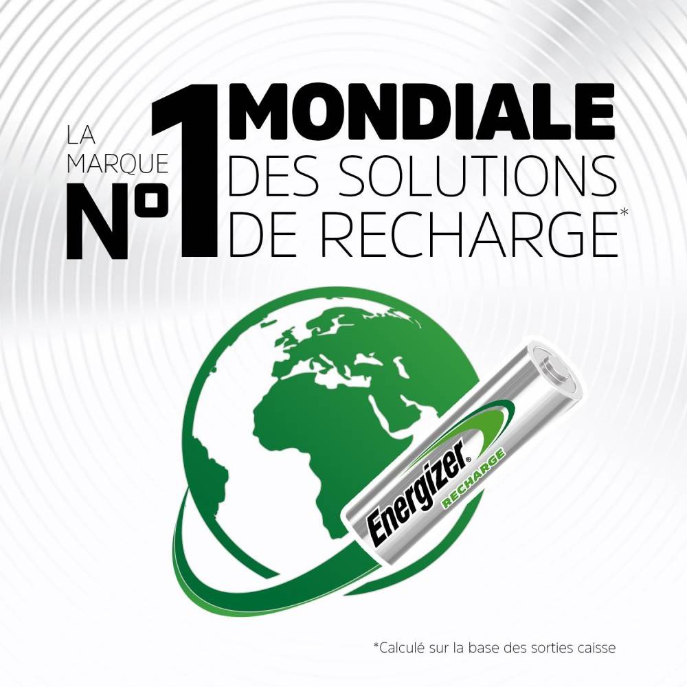 Energizer - Lot de 4 piles rechargeable aaa Power plus, 700 mAh, ENERGIZER - Image 6