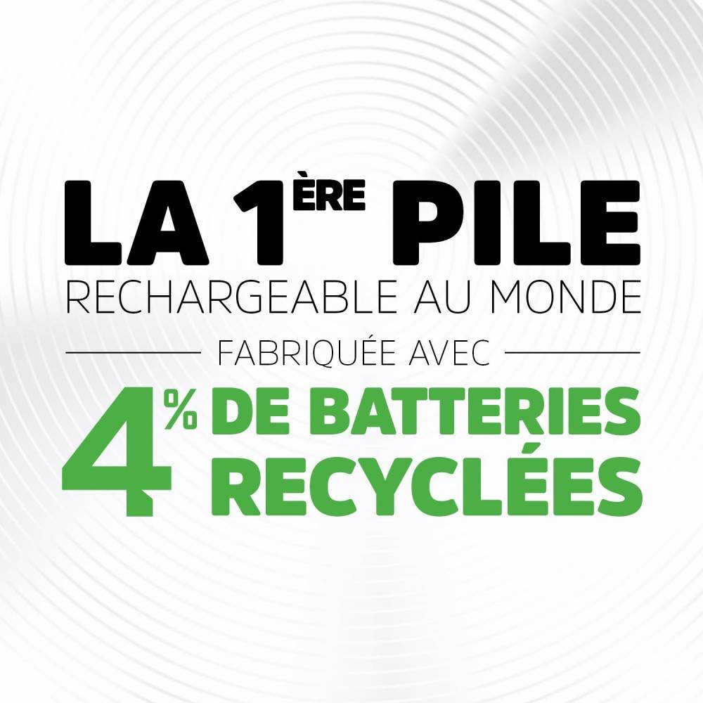Energizer - Lot de 4 piles rechargeable aaa Power plus, 700 mAh, ENERGIZER - Image 2