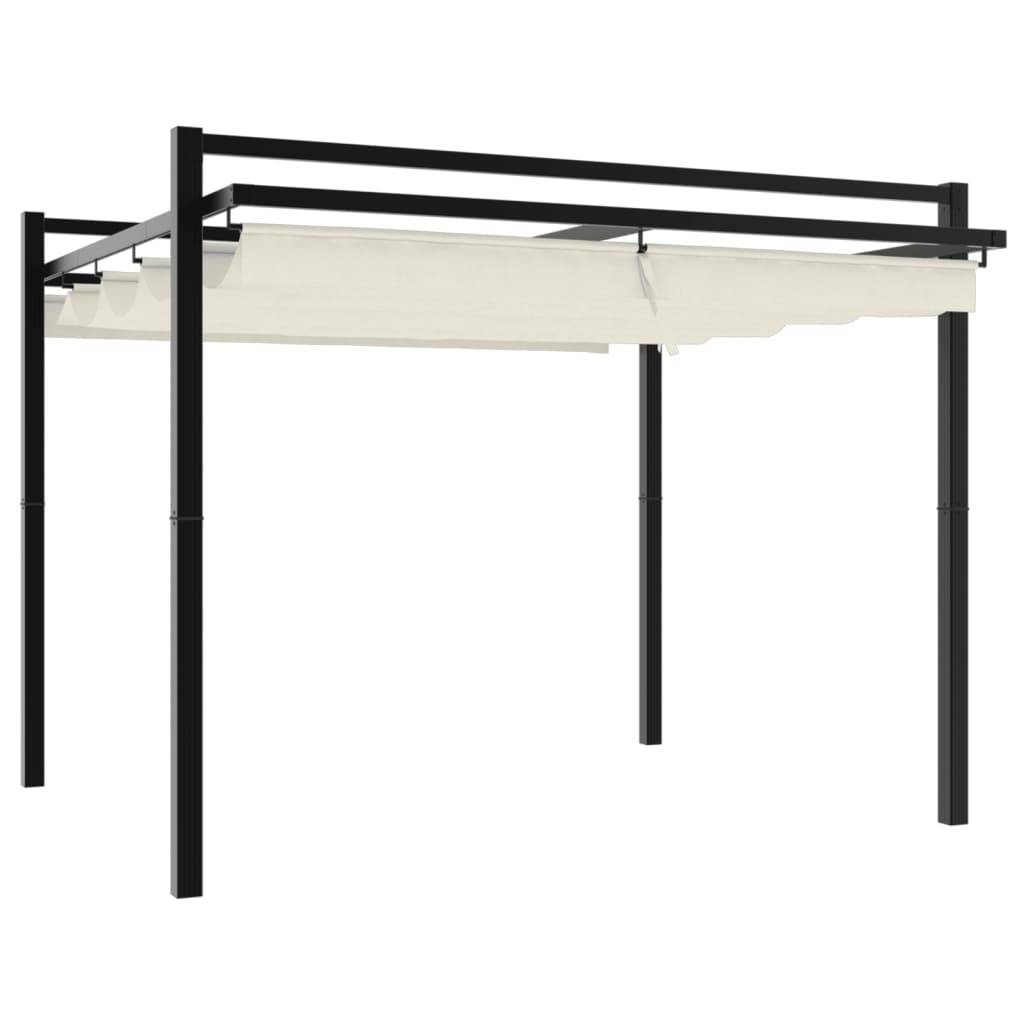 Prolenta Premium - Pergola aluminium crème  309,5 x 297 x 233 cm  - Prolenta premium p3274.1