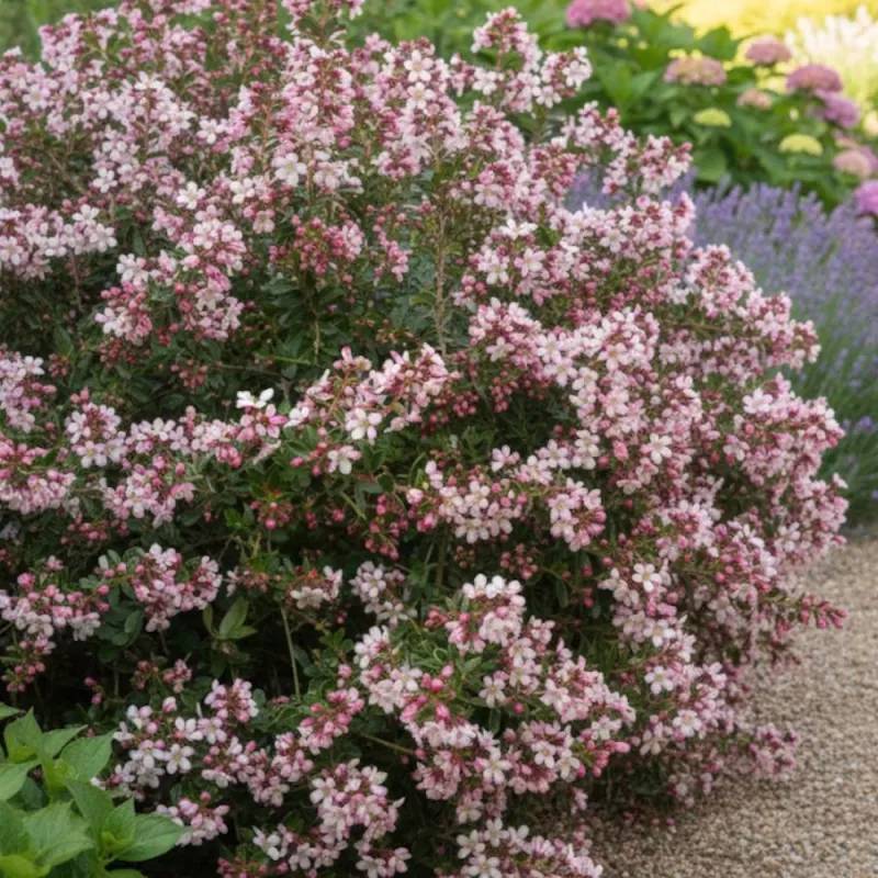 Escallonia Apple Blossom à fleurs Rose/ - feuillage Persistant - Pot de 3 L - 40/50 cm - Image 1