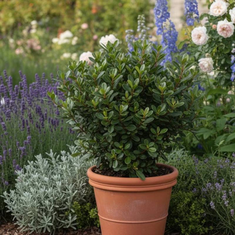 Escallonia Apple Blossom à fleurs Rose/ - feuillage Persistant - Pot de 3 L - 40/50 cm - Image 5