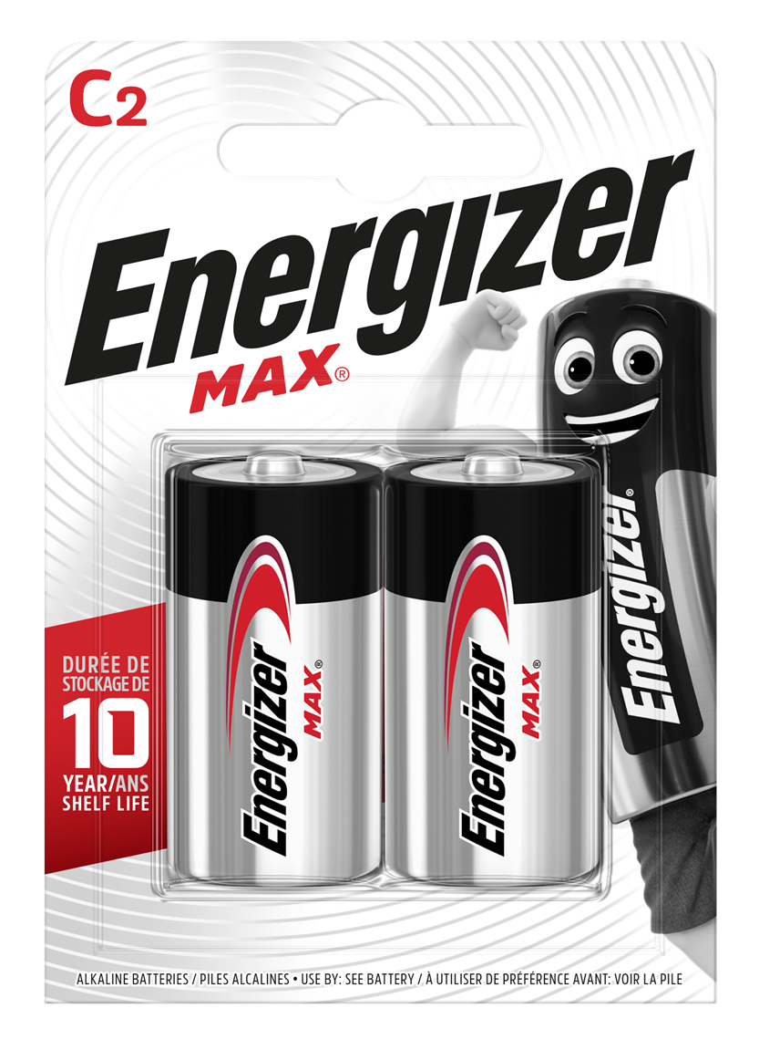 Energizer - Lot de 2 piles alcaline lr14 c Max, 1.5 V, ENERGIZER - Image 1