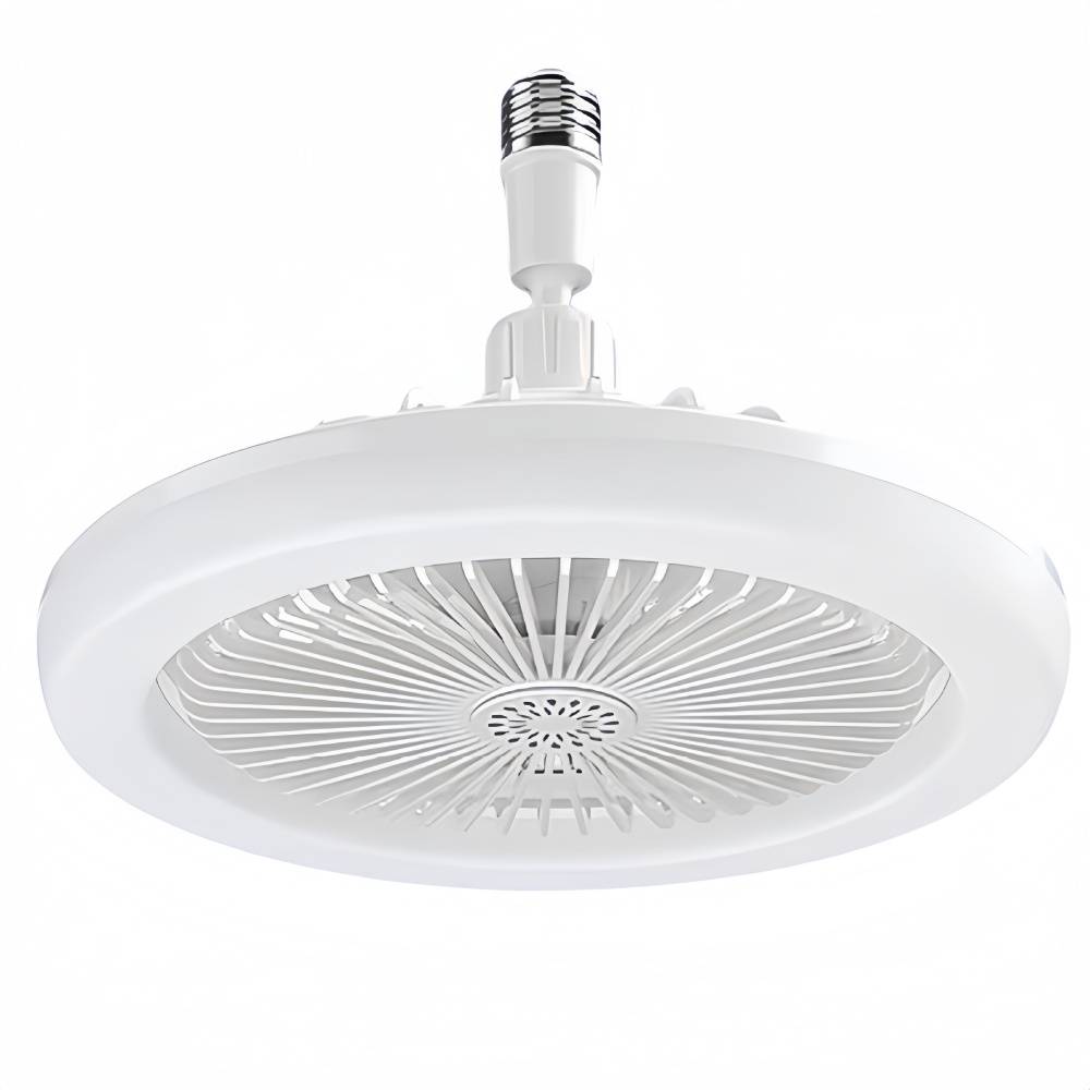 ventilateur suspendu--Ventilateur plafonnier avec lumière LED E27 – 3 vitesses & lumière réglable – Design silencieux– Living123 - Image 1