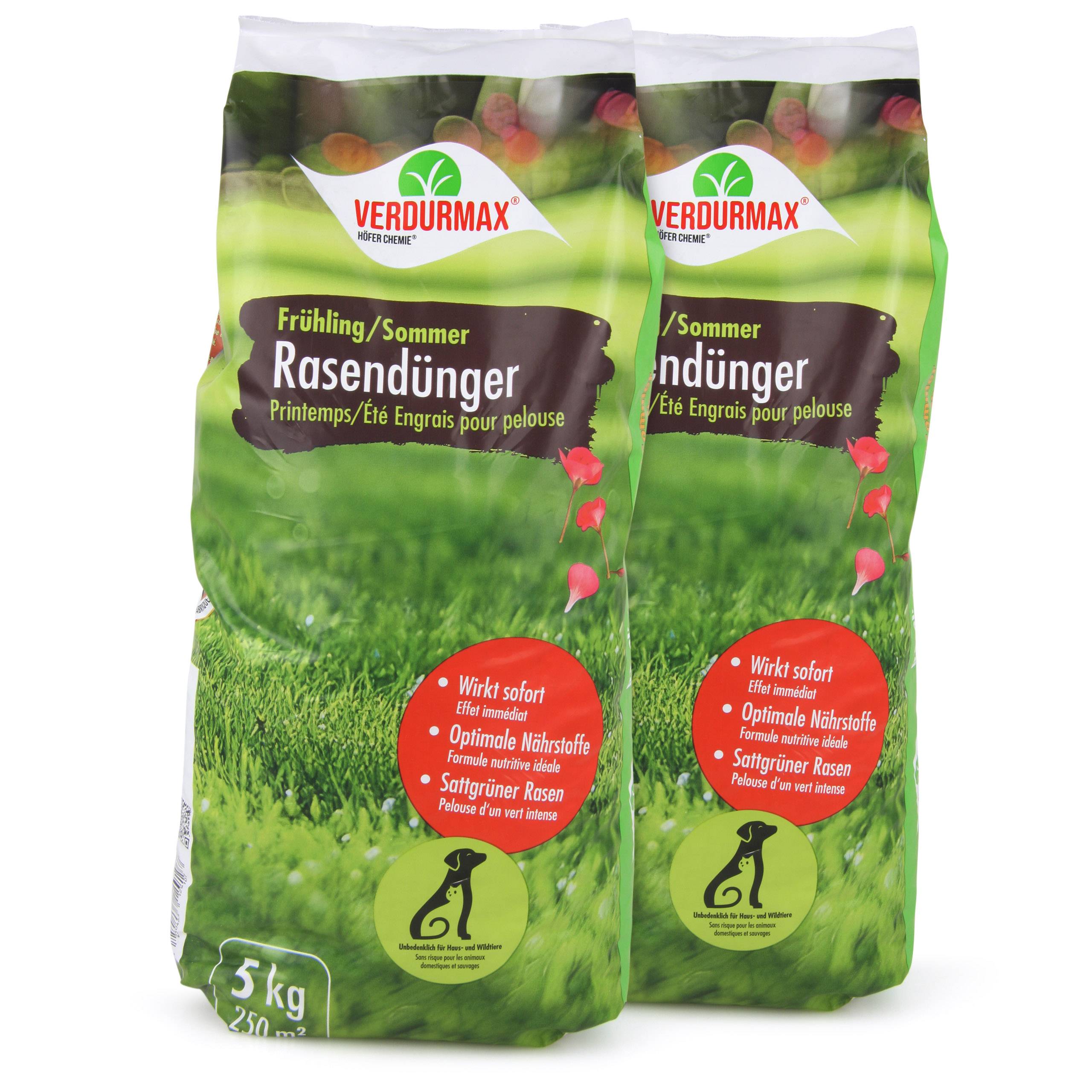 5 kg Engrais pour gazon VERDURMAX® Printemps / Été  x 2 - Image 1