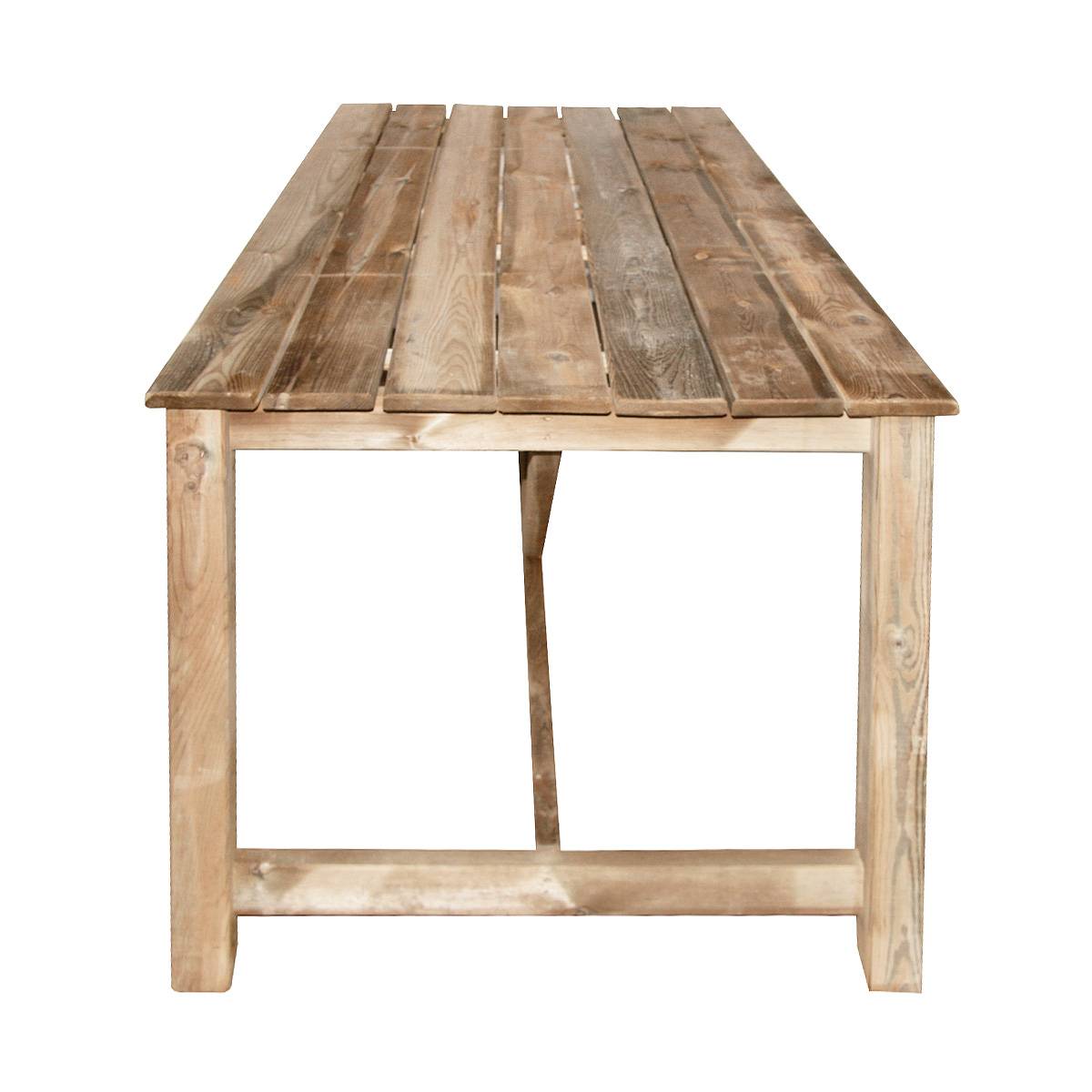 Table de jardin en bois Normand 6/8 places - Cémonjardin - Imagen 2