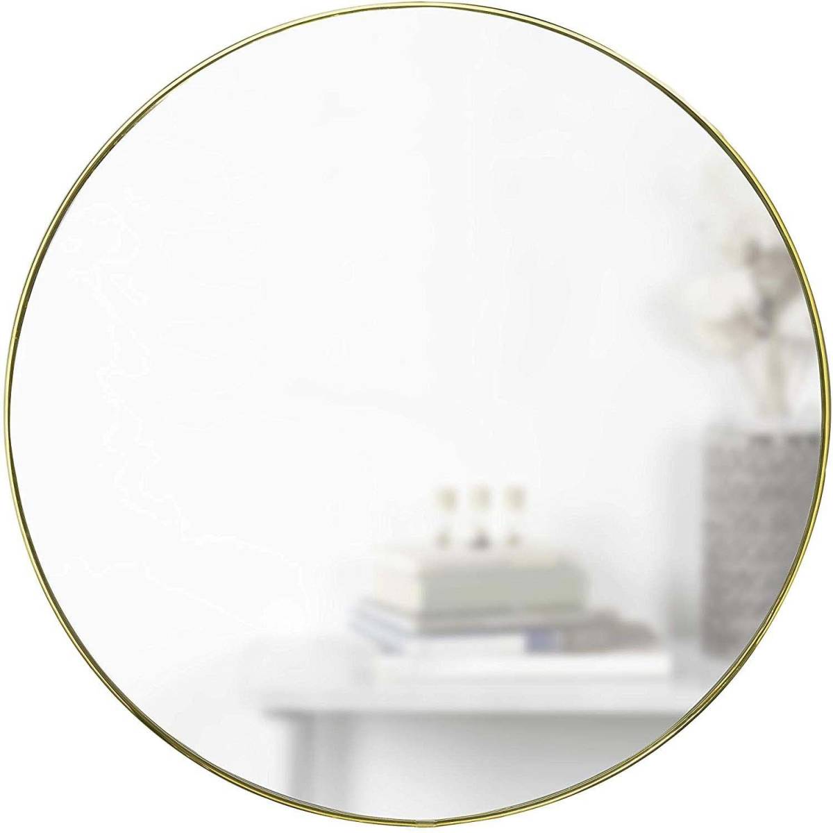Umbra - Miroir rond en métal 86 cm Hubba Umbra - Imagen 1