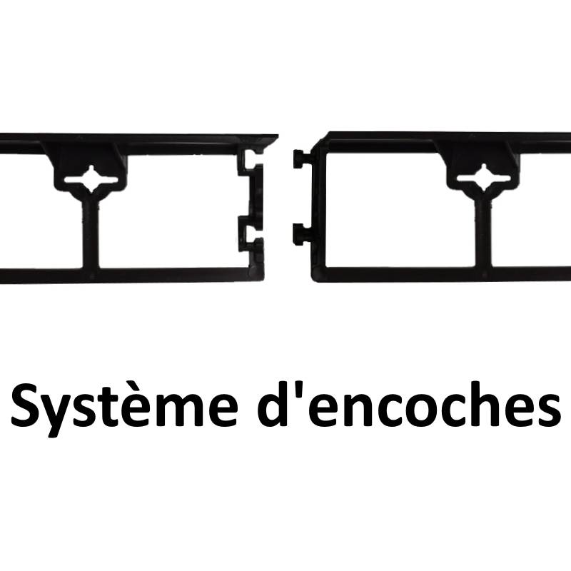 Gt Garden - Bordure de jardin droite noire - 5,8 cm x 10 mètres avec 50 piquets d'ancrage - GT GARDEN - Imagen 2