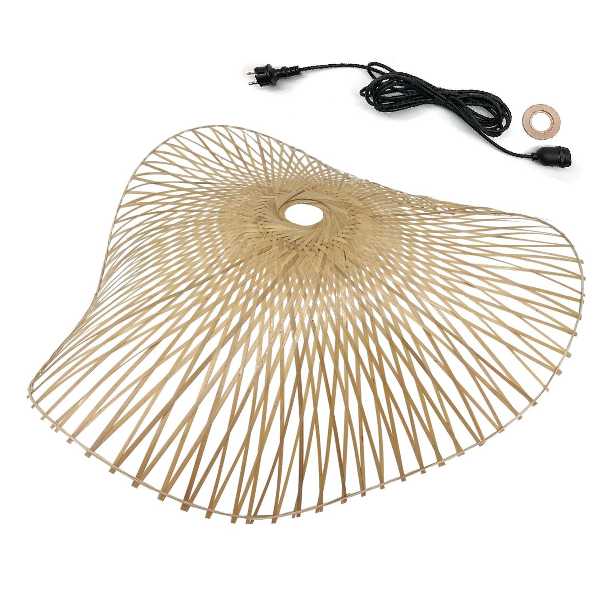 Lumisky - Suspension LAIA Extérieure Bambou Beige D50cm - Imagen 1