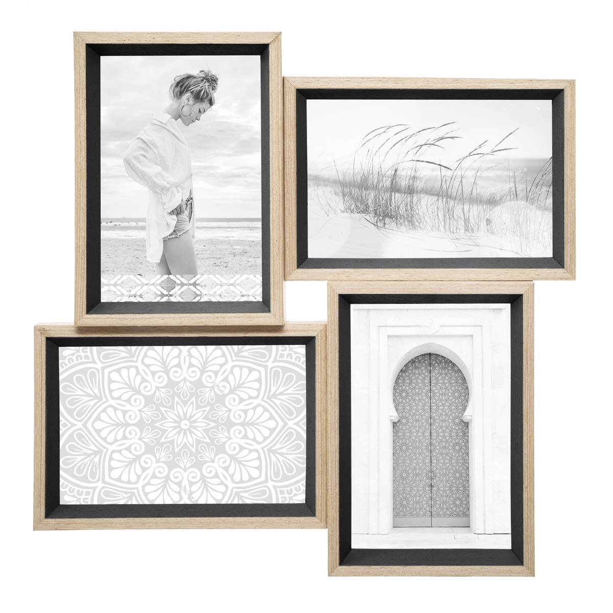 Atmosphera - Pêle-mêle "Moly" bois 4 photos - Atmosphera Créateur d'intérieur - Imagen 5