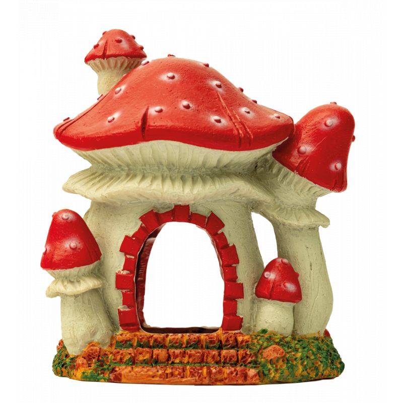 Superfish - Decoración para acuario Casa Champiñón 7,5 x 9 x 10 cm - SUPERFISH
