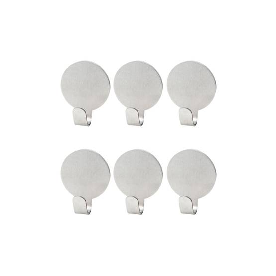Lot de 6 crochets adhésifs muraux Fackelmann Tecno - Image 1