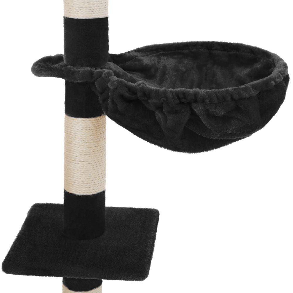 Helloshop26 - Arbre à chat 142 cm noir - Image 4