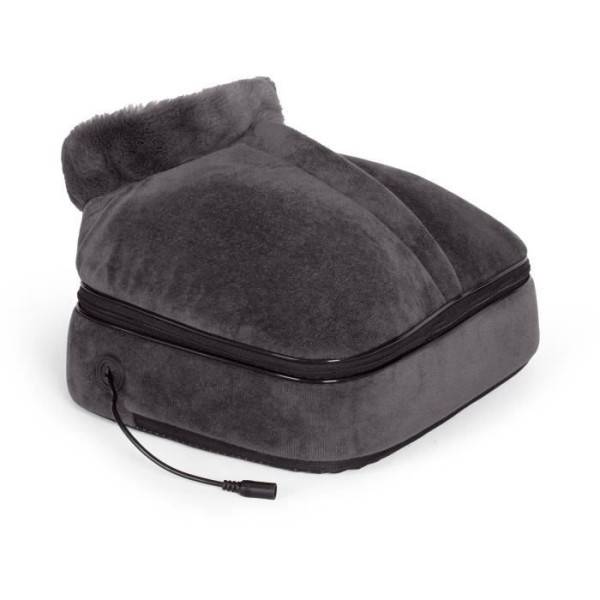 Livoo - Masseur shiatsu 2 en 1 - LIVOO - DOS204 - Pieds et dos - 24 tetes - 3 vitesses - Avec ou sans chaleur - Gris - Image 1