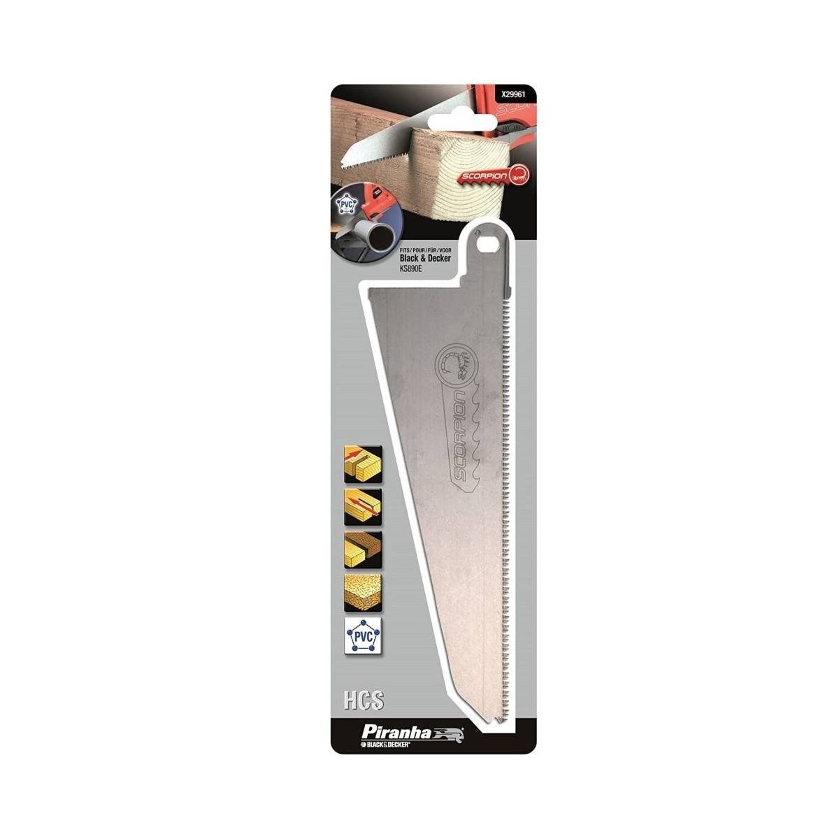 Lame de rechange HCS 239 mm KS890-KS880 pour Scorpion BLACK & DECKER X29961 - Imagen 1