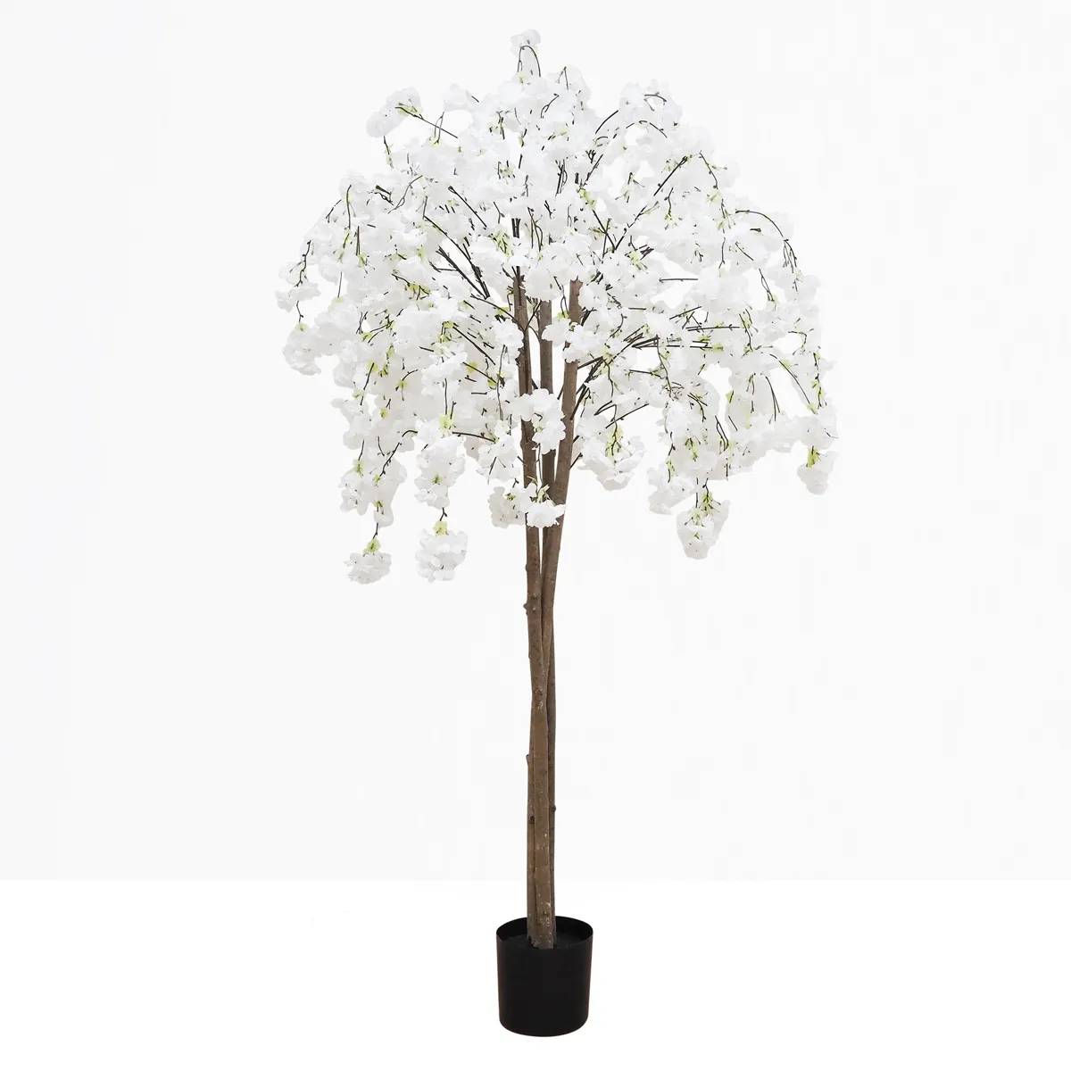 Cerisier artificiel retombant blanc 180cm - Image 2