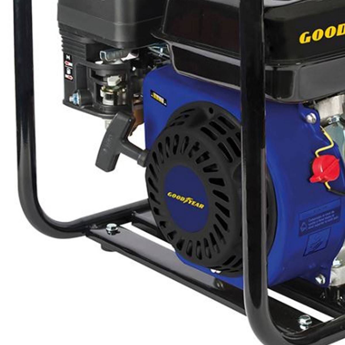 Pompe à eau 6.5CV Essence 4T OHV 196Cm3 Motopompe thermique 54m3/h Raccords 75mm Inondations Caves Piscines GOODYEAR - Imagen 2