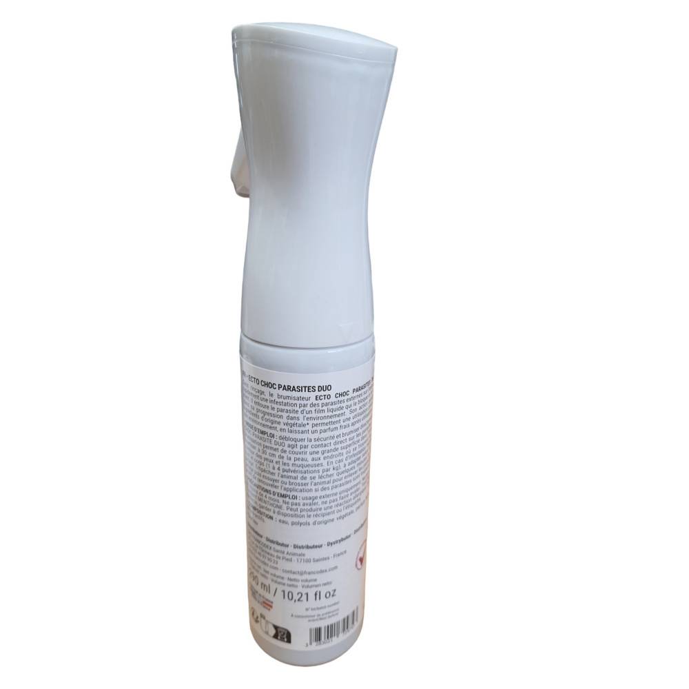Francodex - Ecto Choc antiparasitaires duo 290 ml pour chiens, chats et habitat - Imagen 2
