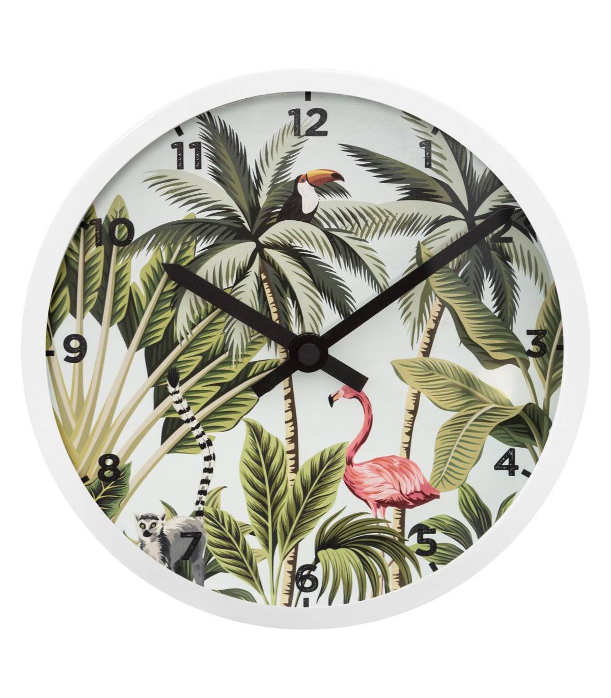 Pendule murale design Tropique  D 22 cm - Imagen 1