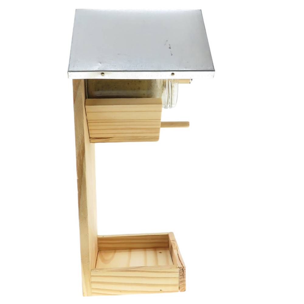 Trixie - Mangeoire pour pot de beurre d'arachides, H 31 cm, pour oiseaux - Imagen 2