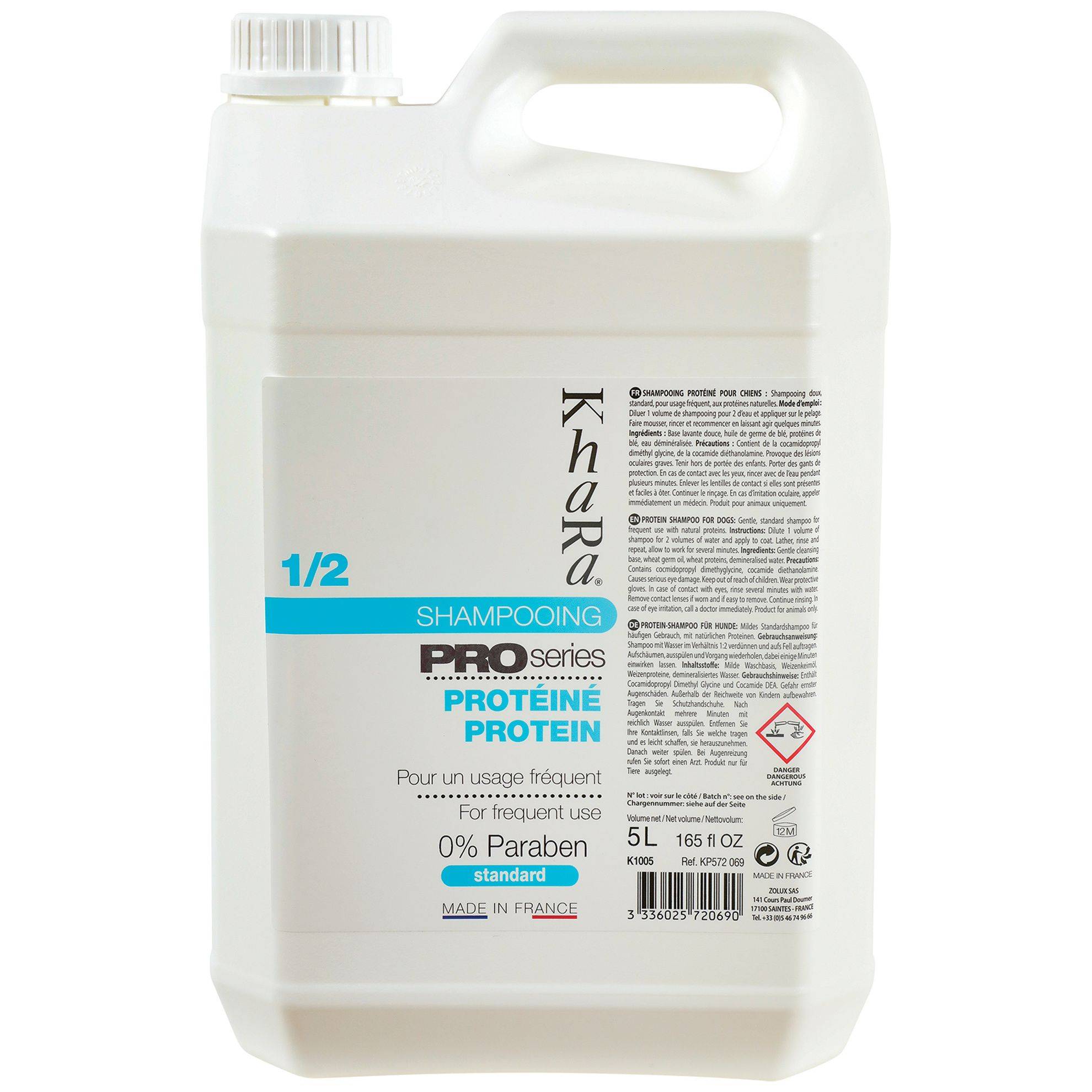 Shampooing protéiné Khara : 5 litres KHARA