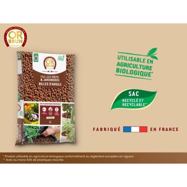 Or Brun - Billes D'argile Uab 6 Litres / Nc - Or Brun - Image 3