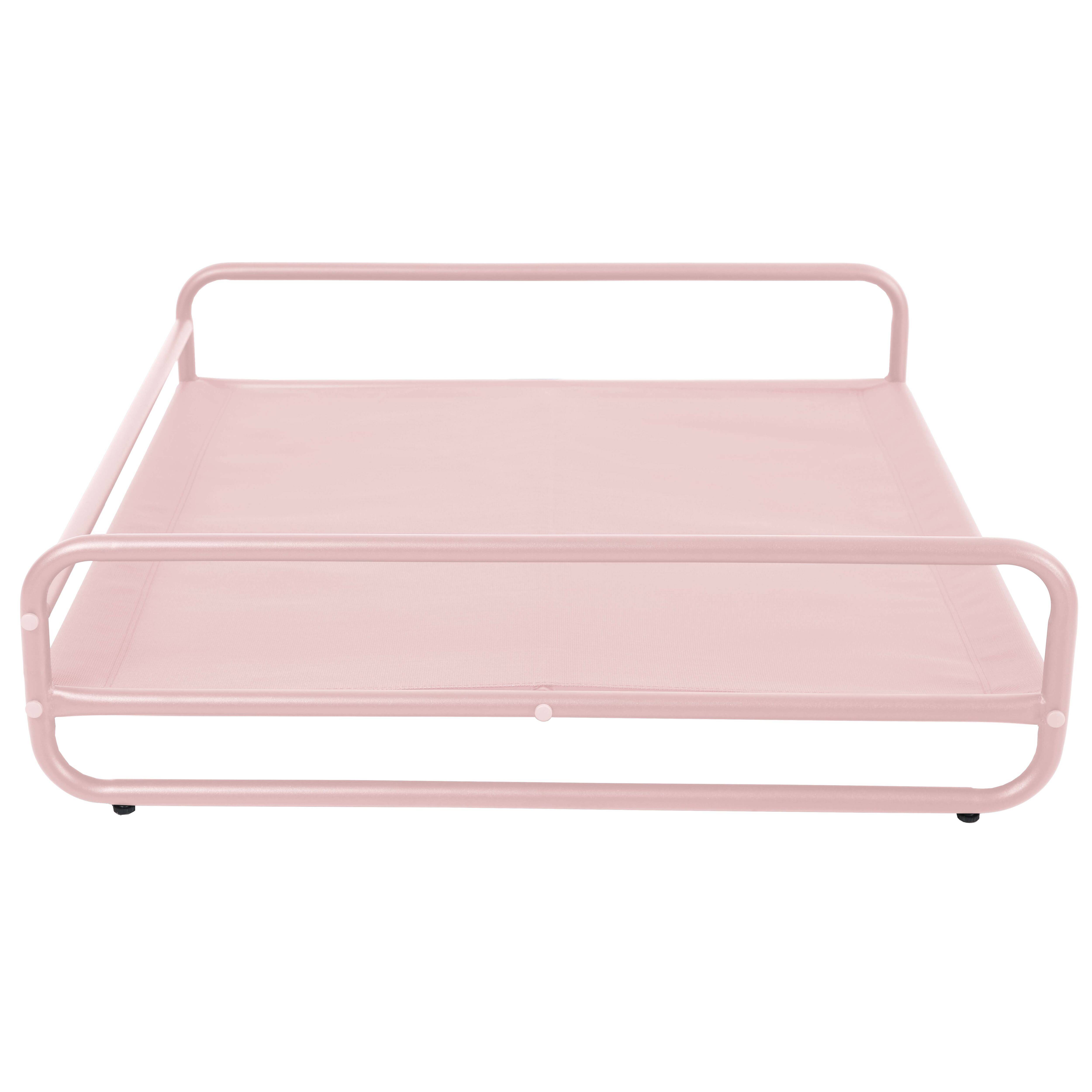 Oviala - Structure pour fauteuil et pouf de salon de jardin modulable rose  Mixi - Oviala - Image 3