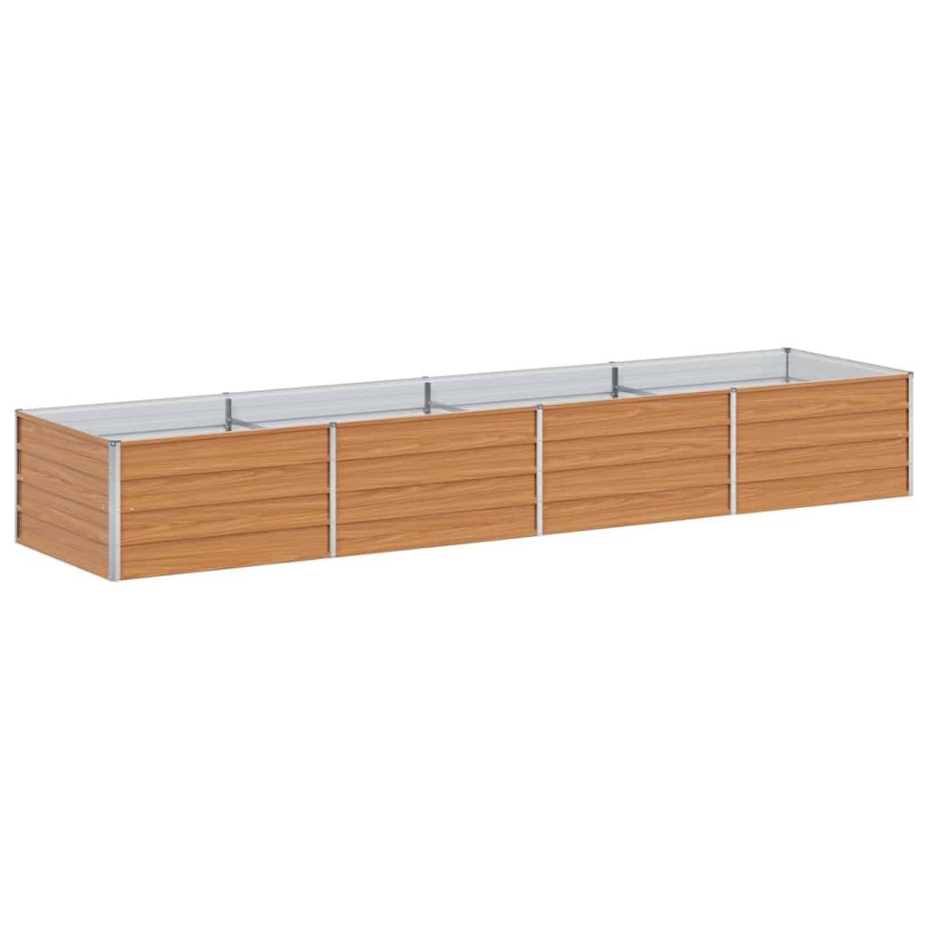 Prolenta Premium - Jardinière acier marron 320 x 80 x 45 cm - Prolenta premium p357.2 - Image 7