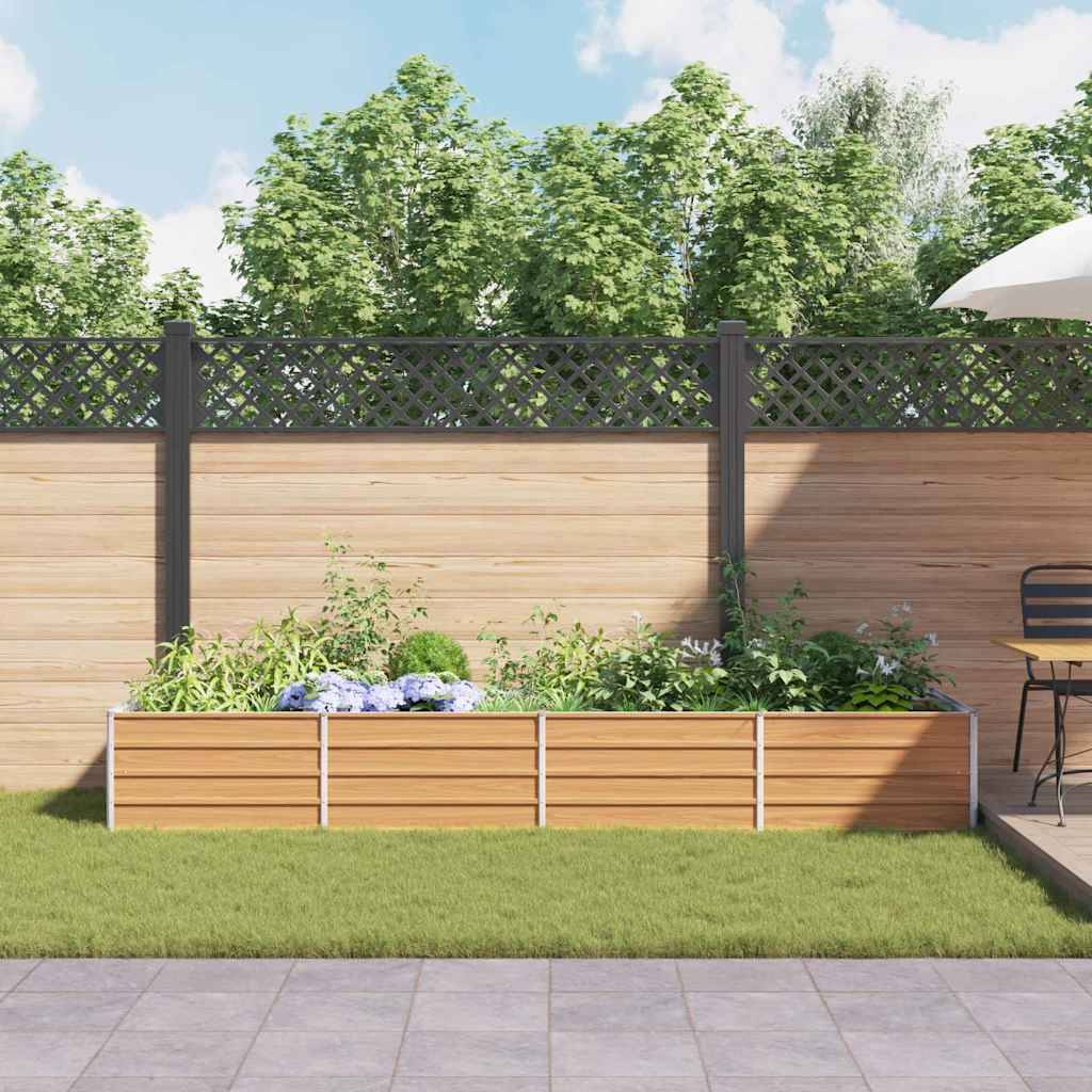 Prolenta Premium - Jardinière acier marron 320 x 80 x 45 cm - Prolenta premium p357.2 - Image 4