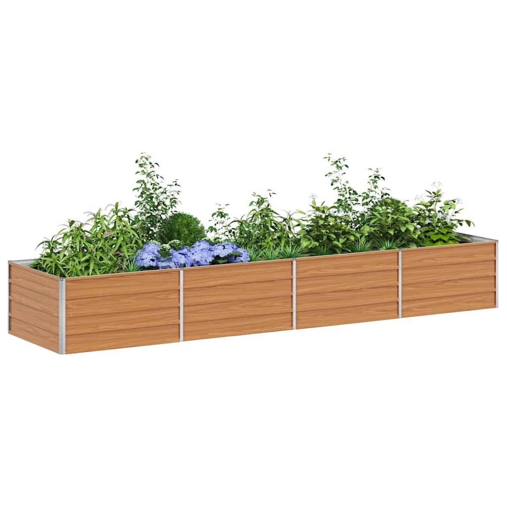 Prolenta Premium - Jardinière acier marron 320 x 80 x 45 cm - Prolenta premium p357.2 - Image 3