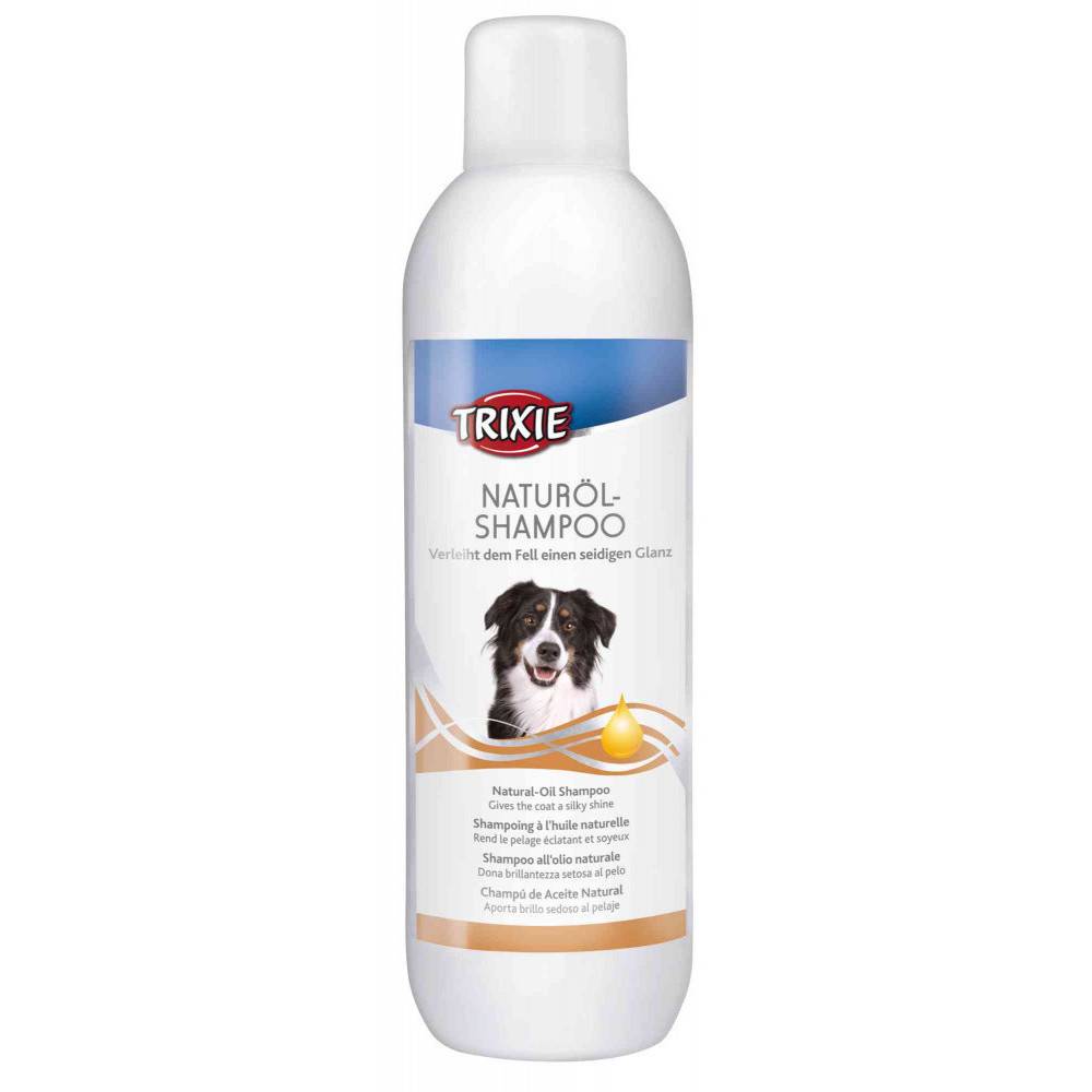 Trixie - Shampoing à l'huile naturelle, 1L  pour chien
