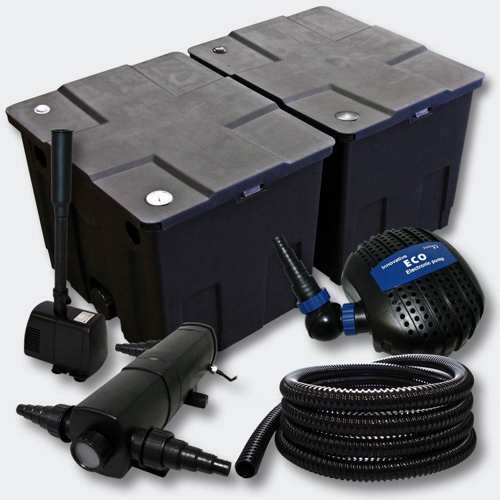 Helloshop26 - Kit de filtration de bassin 60000l Pompe éco UVC 36 Watts Fontaine