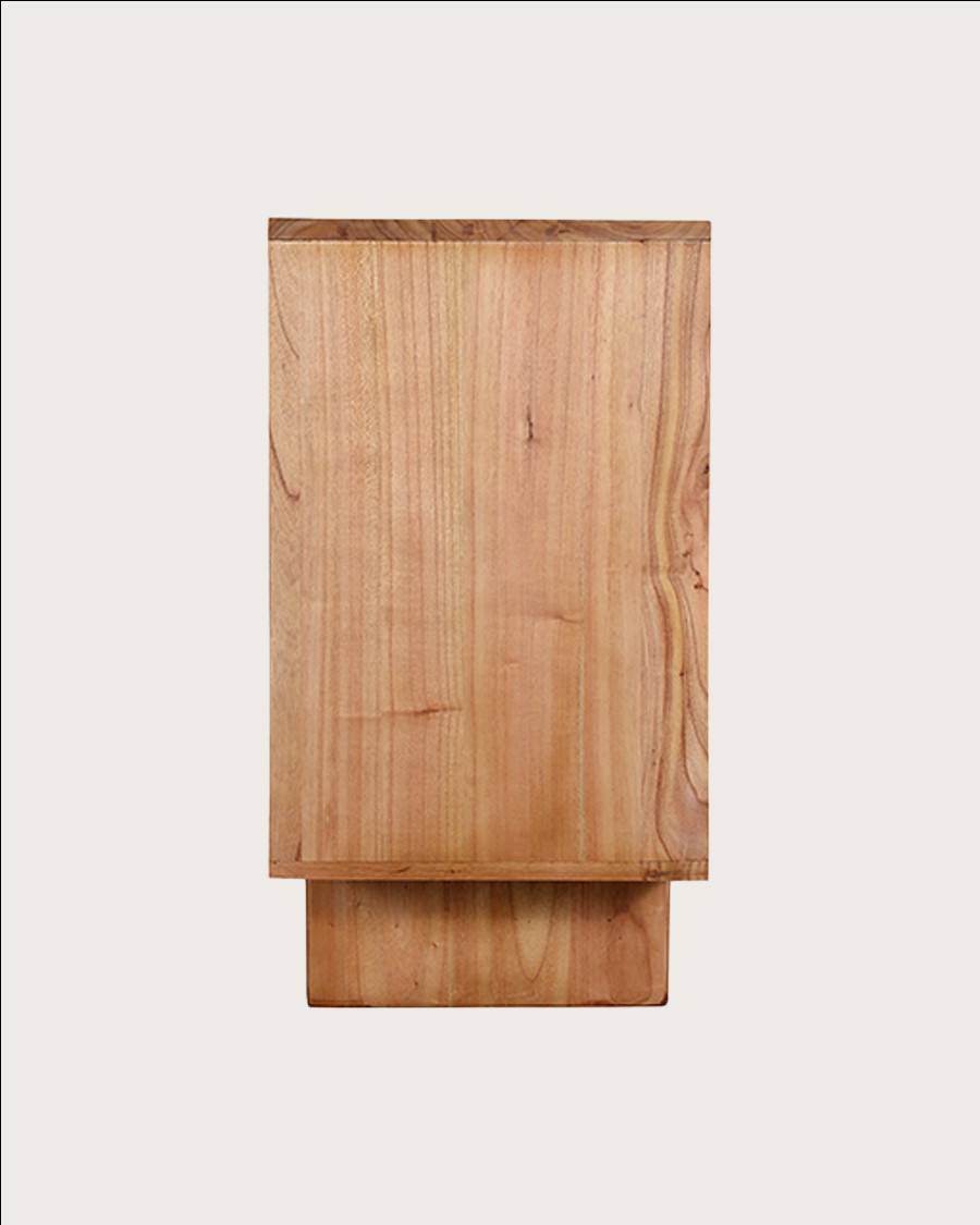 Dinda - Grand Buffet bas en bois massif de mendi 200 cm - UNIQKA - Imagen 8