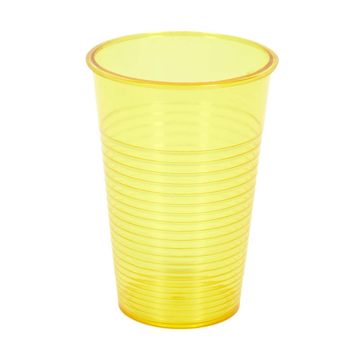 The Home Deco Factory - Lot de 4 Gobelets Réutilisables "Bain de Soleil" 20cl Vert & Jaune - Image 3