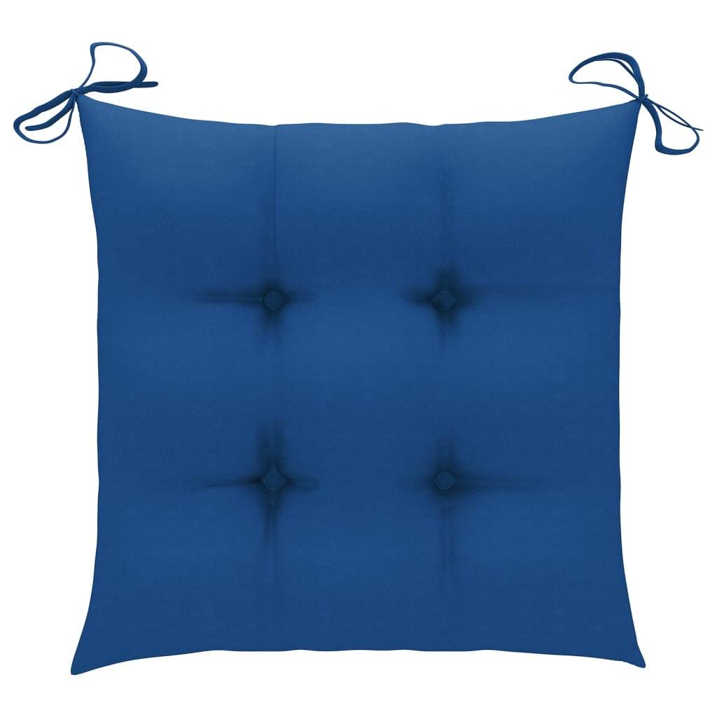 Chaises de jardin empilables teck bleu 60 x 57.5 x 90 cm - PANGIVO - Image 8