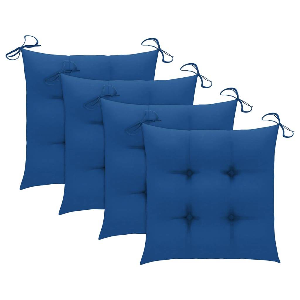 Chaises de jardin empilables teck bleu 60 x 57.5 x 90 cm - PANGIVO - Image 7