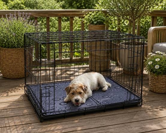 Tapis rafraîchissant pour chien 40 x 50 cm Fresk gris - Image 6