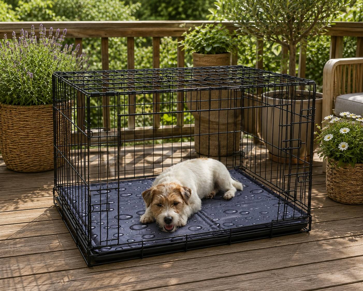 Tapis rafraîchissant pour chien 40 x 50 cm Fresk gris - Image 6