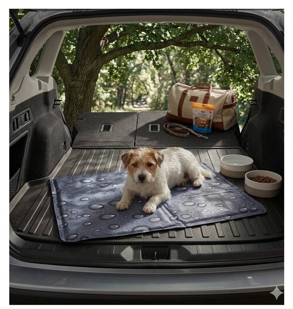Tapis rafraîchissant pour chien 40 x 50 cm Fresk gris - Image 7