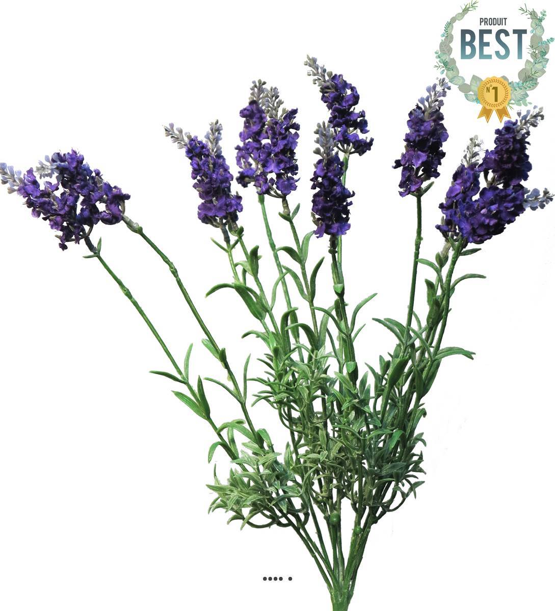 Artificielles - Lavande artificielle en tige, 10 ramures, H 40 cm Mauve violet - BEST - couleur: Mauve violet - Imagen 1