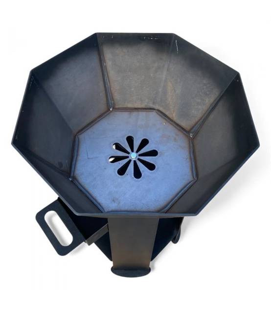 Braséro nu extérieur AKNOR, acier, thermolaqué, 60cm de diamètre - Jardin d'Acier RLD-AK-60 - Image 9