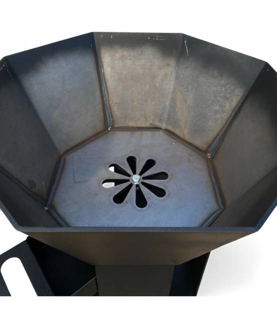 Braséro nu extérieur AKNOR, acier, thermolaqué, 60cm de diamètre - Jardin d'Acier RLD-AK-60 - Image 10