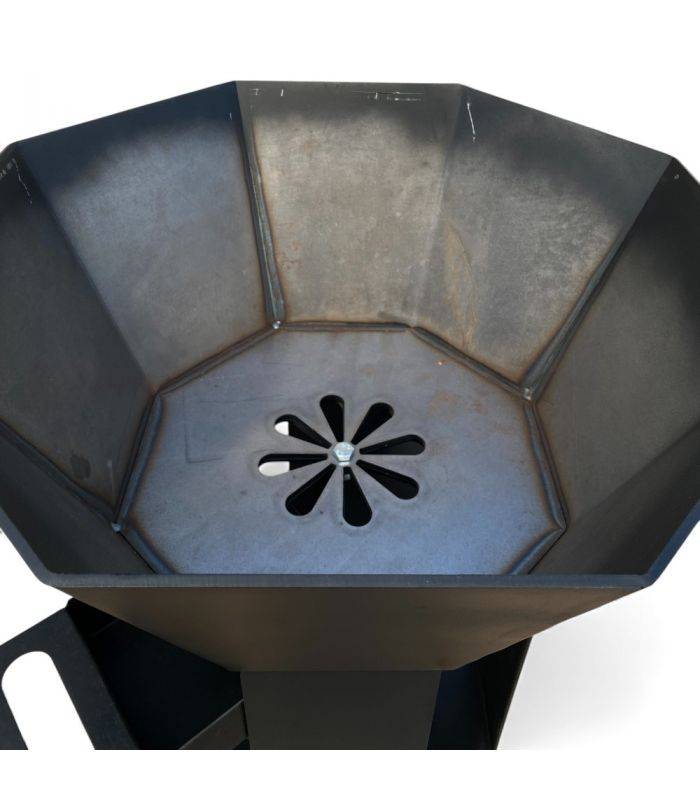 Braséro nu extérieur AKNOR, acier, thermolaqué, 60cm de diamètre - Jardin d'Acier RLD-AK-60 - Image 10