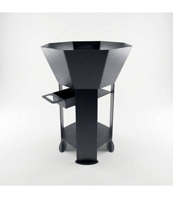 Braséro nu extérieur AKNOR, acier, thermolaqué, 60cm de diamètre - Jardin d'Acier RLD-AK-60 - Image 3
