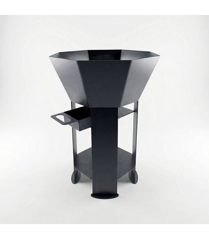 Braséro nu extérieur AKNOR, acier, thermolaqué, 60cm de diamètre - Jardin d'Acier RLD-AK-60 - Image 3