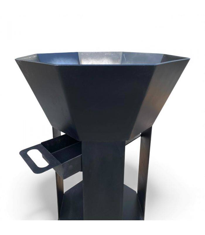 Braséro nu extérieur AKNOR, acier, thermolaqué, 60cm de diamètre - Jardin d'Acier RLD-AK-60 - Image 2