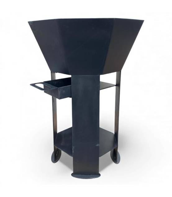 Braséro nu extérieur AKNOR, acier, thermolaqué, 60cm de diamètre - Jardin d'Acier RLD-AK-60 - Image 5